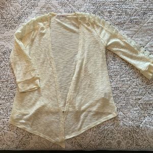 Cream Knit works coverup